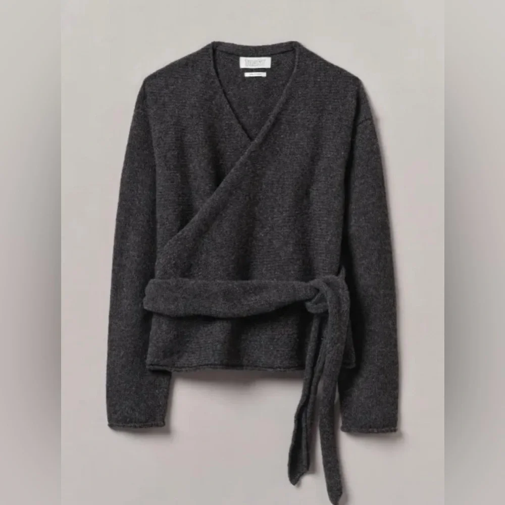 Toast Wool Wrap Sweater - Picture 1 of 5